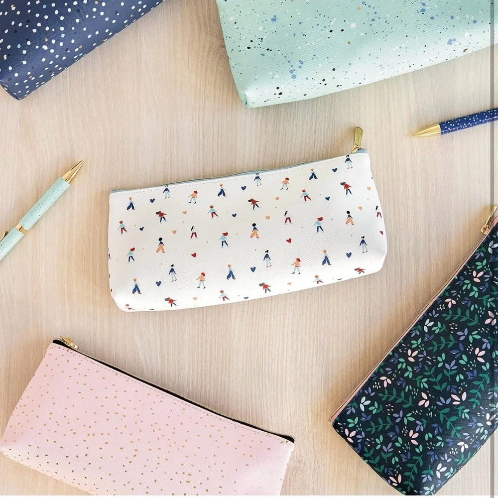 Colorful Pencil Zipper Pouch